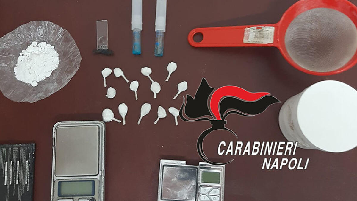 Confezionava droga in casa, arrestato pusher a Poggiomarino - 