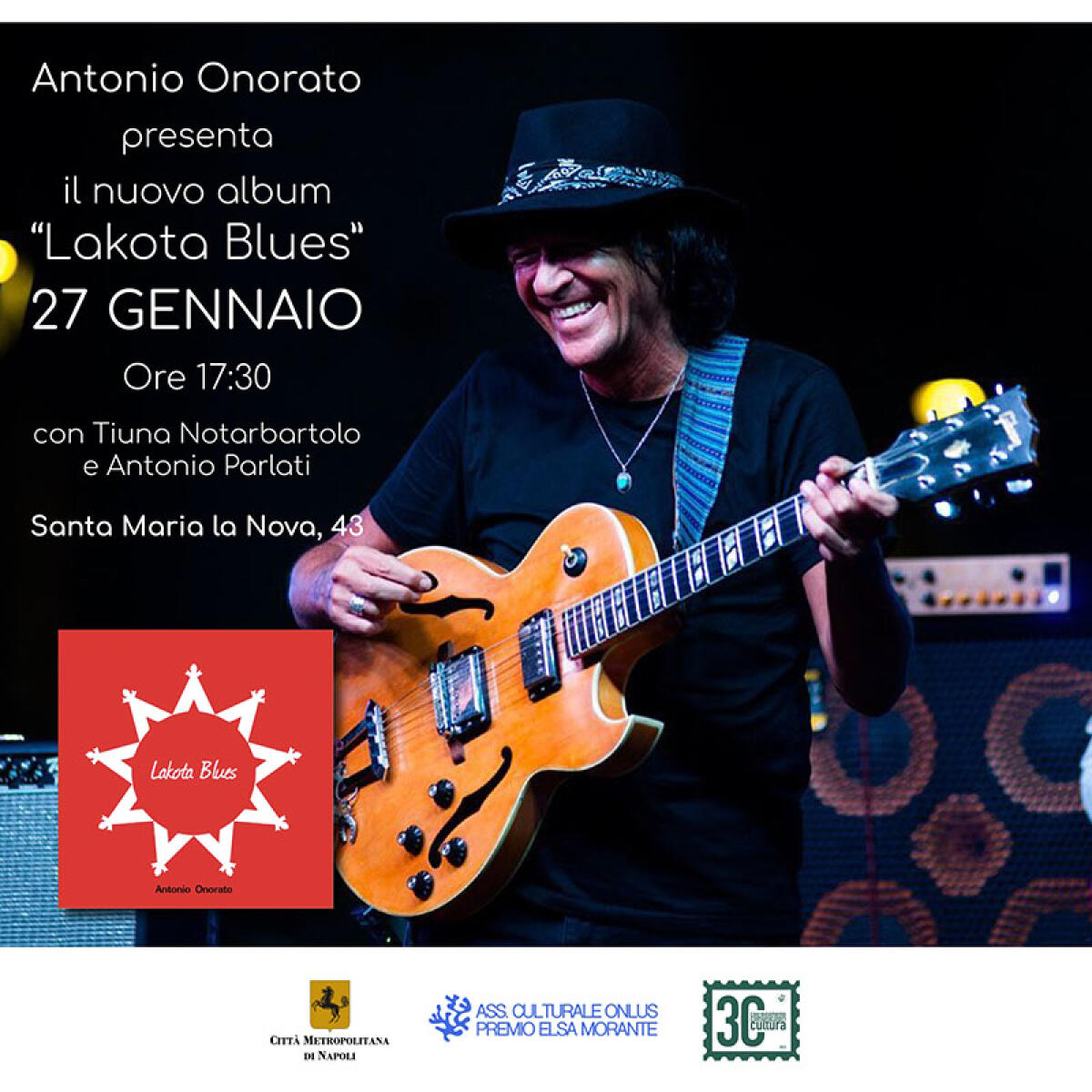 Antonio Onorato presenta il suo nuovo album “Lakota Blues” - 