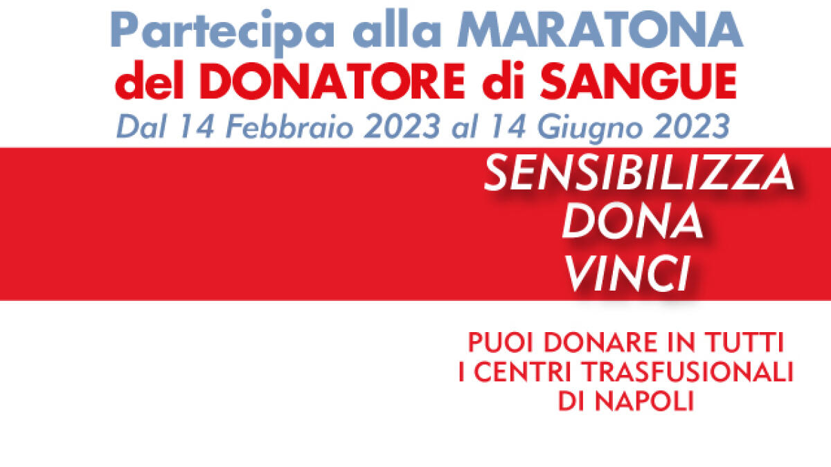 Maratona del Donatore all'Ospedale del Mare - 