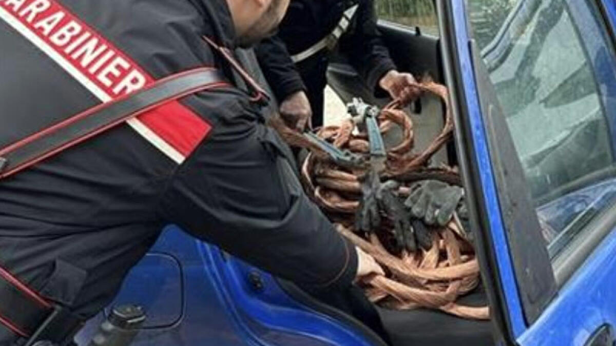 Rubano 200 chili di rame dal depuratore - 