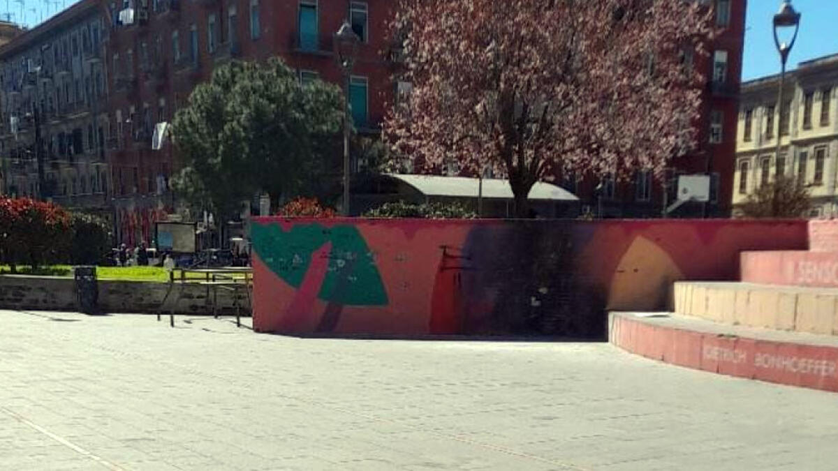 A fuoco il murales dedicato alla piccola Noemi - 