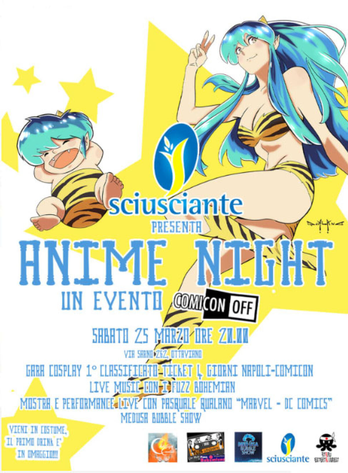 Allo Sciusciante di Ottaviano l'esclusivo Anime Party in vista del Comicon - 