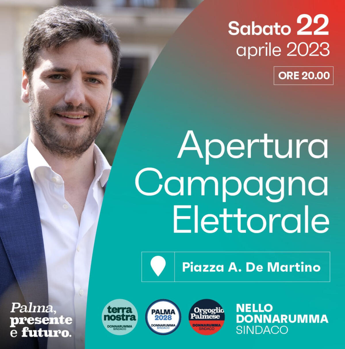 Palma Campania, sabato apertura della campagna elettorale di Nello Donnarumma - 