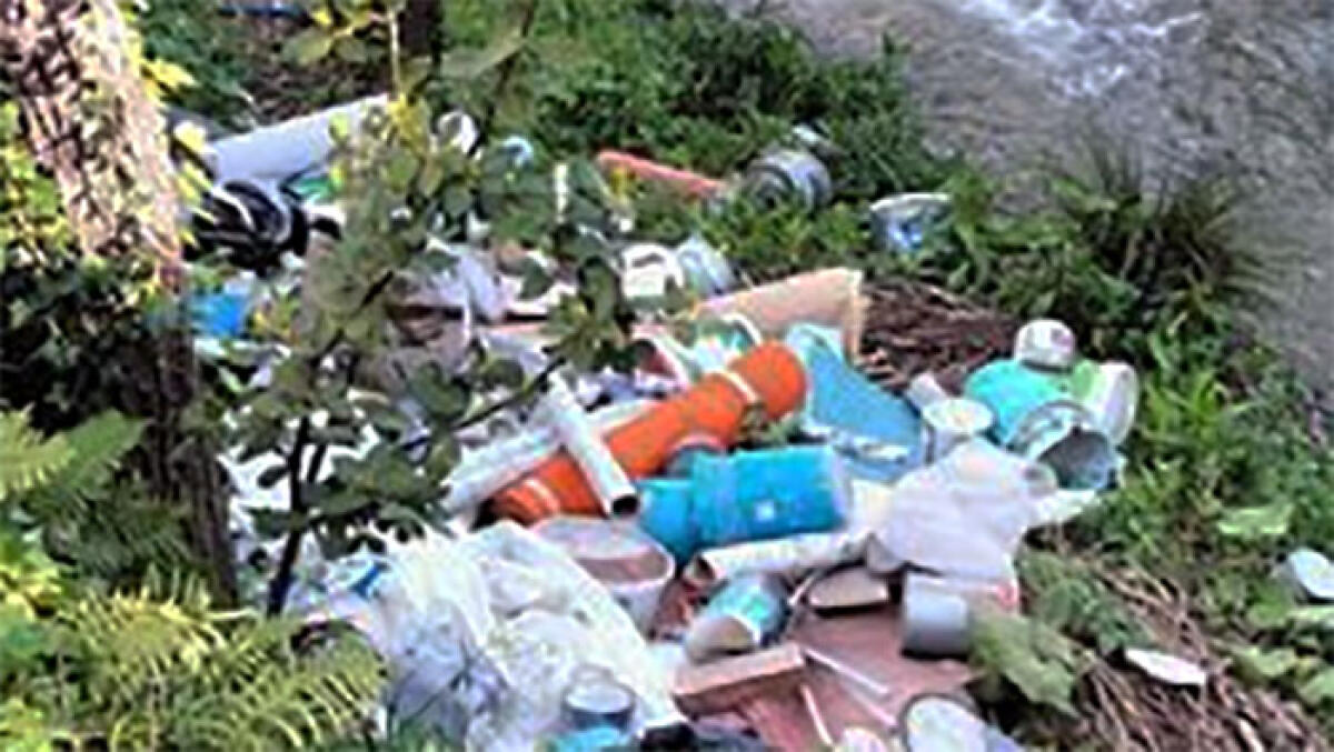 Rifiuti edili gettati nel parco fluviale, le foto della vergogna - 