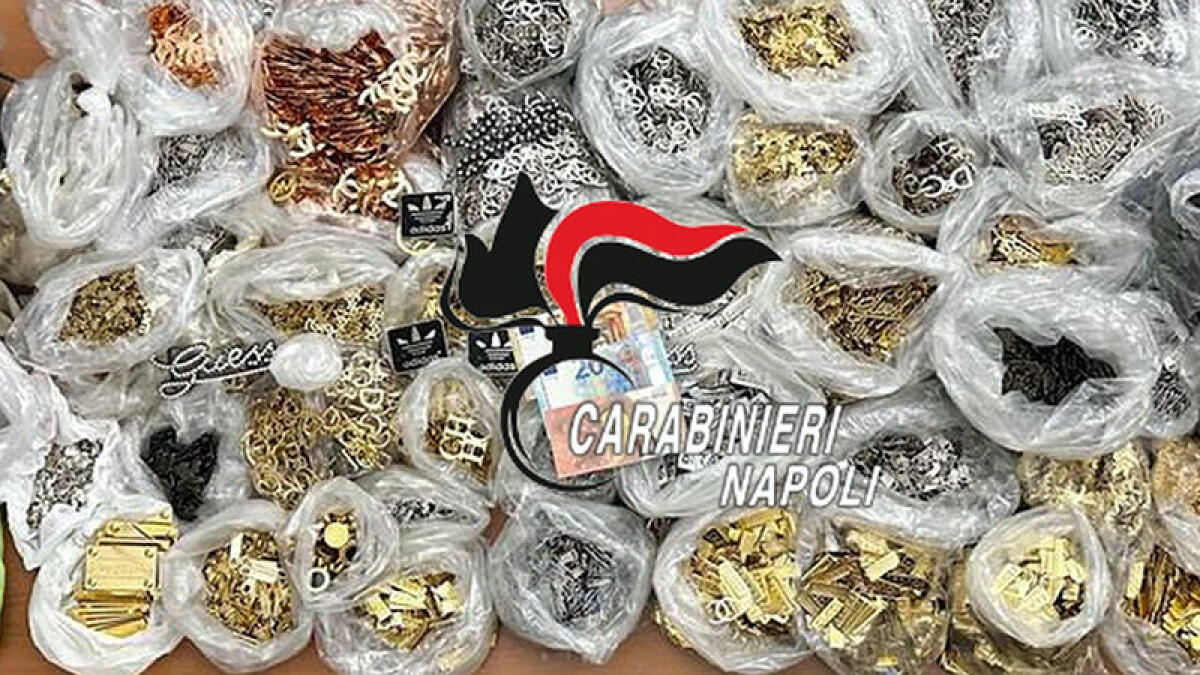 La scoperta nel negozio di Piazza Garibaldi, i pezzi sono 48mila - 