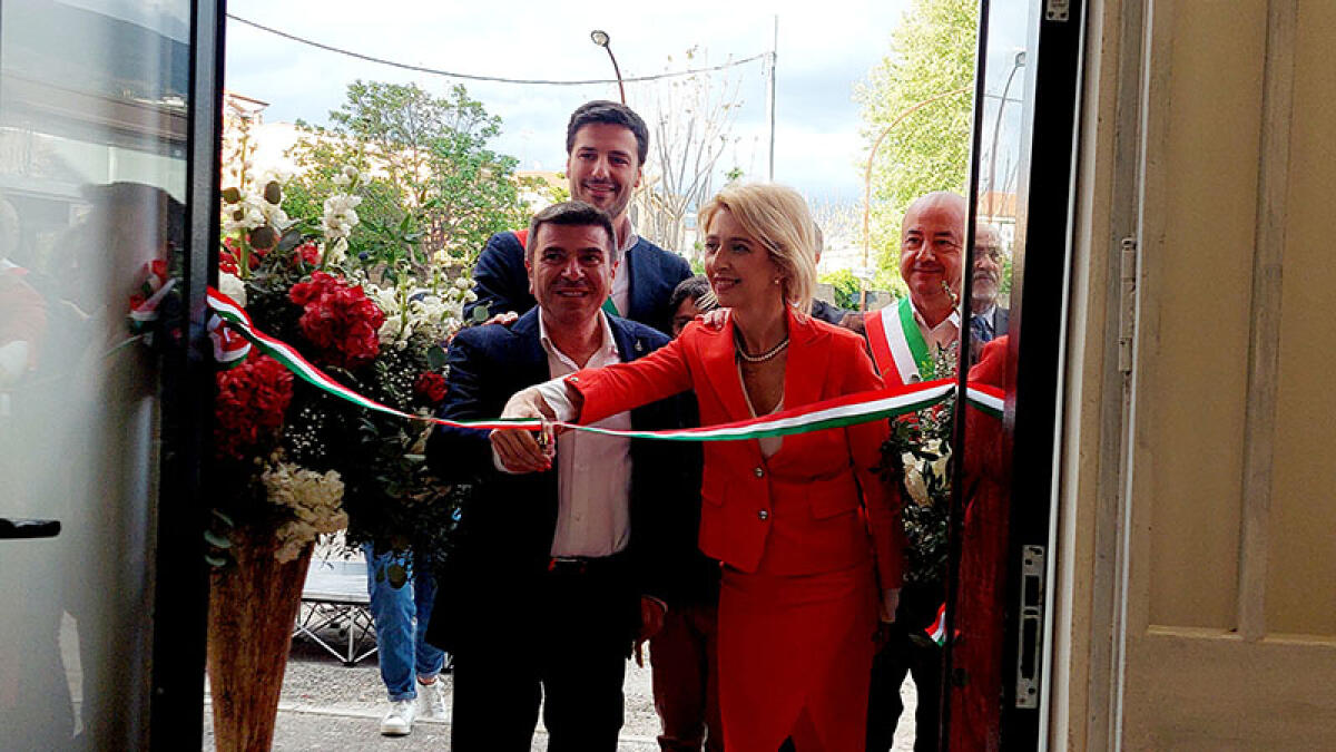 Taglio del nastro per il Museo del Carnevale di Palma Campania - 