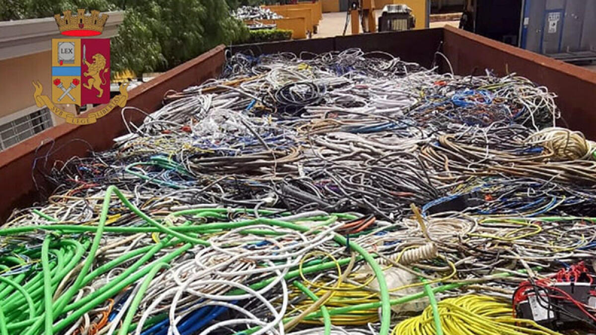 A Saviano sequestrate 19 tonnellate di rame - 