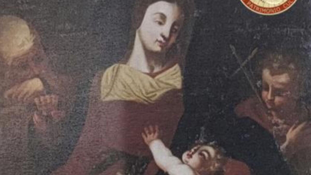 Quadro rubato in una chiesa fiorentina nel 1988, ritrovato a Napoli - 