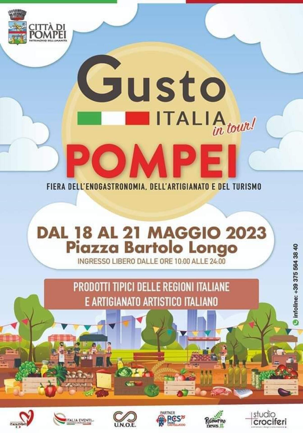 Gusto Italia sbarca nel cuore di Pompei - 