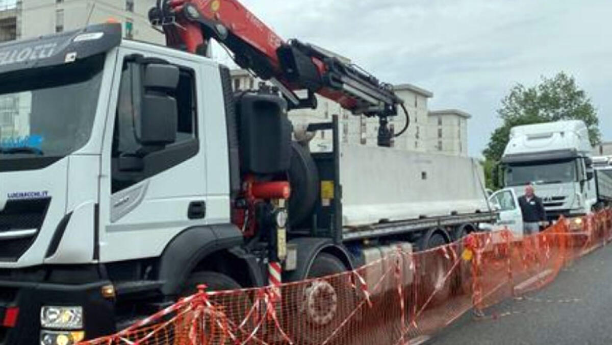 Arrivano finalmente i new jersey sulla Perimetrale - 