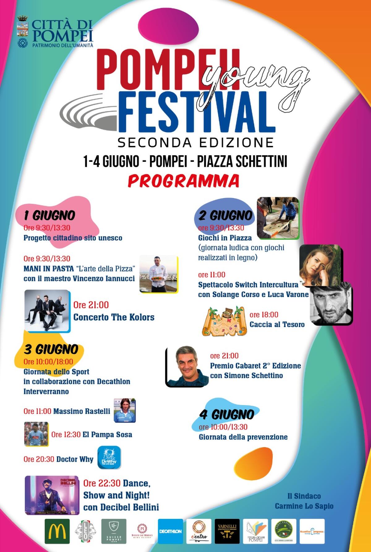 Torna "Pompeii Young Festival": il cartellone con grandi ospiti - 