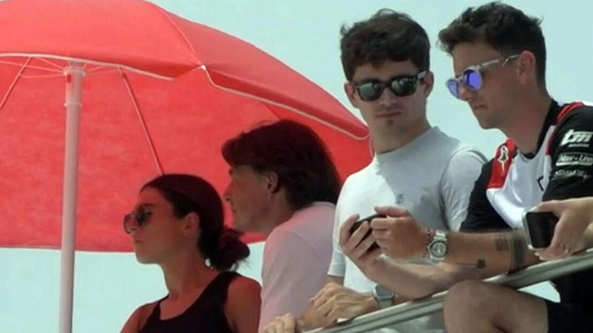 Sugli spalti della pista kart di Sarno spunta Leclerc - 