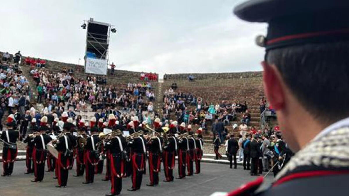Carabinieri, grande cerimonia agli Scavi di Pompei - 