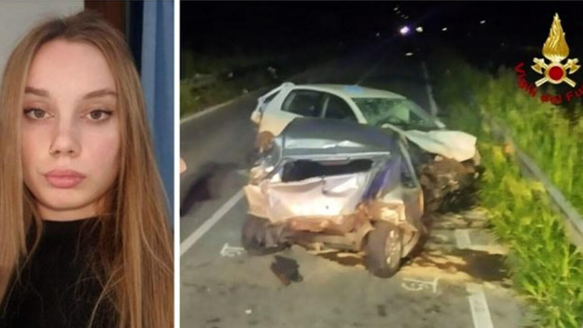 Incidente tra 4 auto, Valentina muore a vent'anni - 