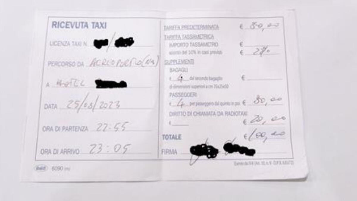 Dall'aeroporto di Capodichino a Piazza Garibaldi in taxi: turisti pagano 100 euro - 