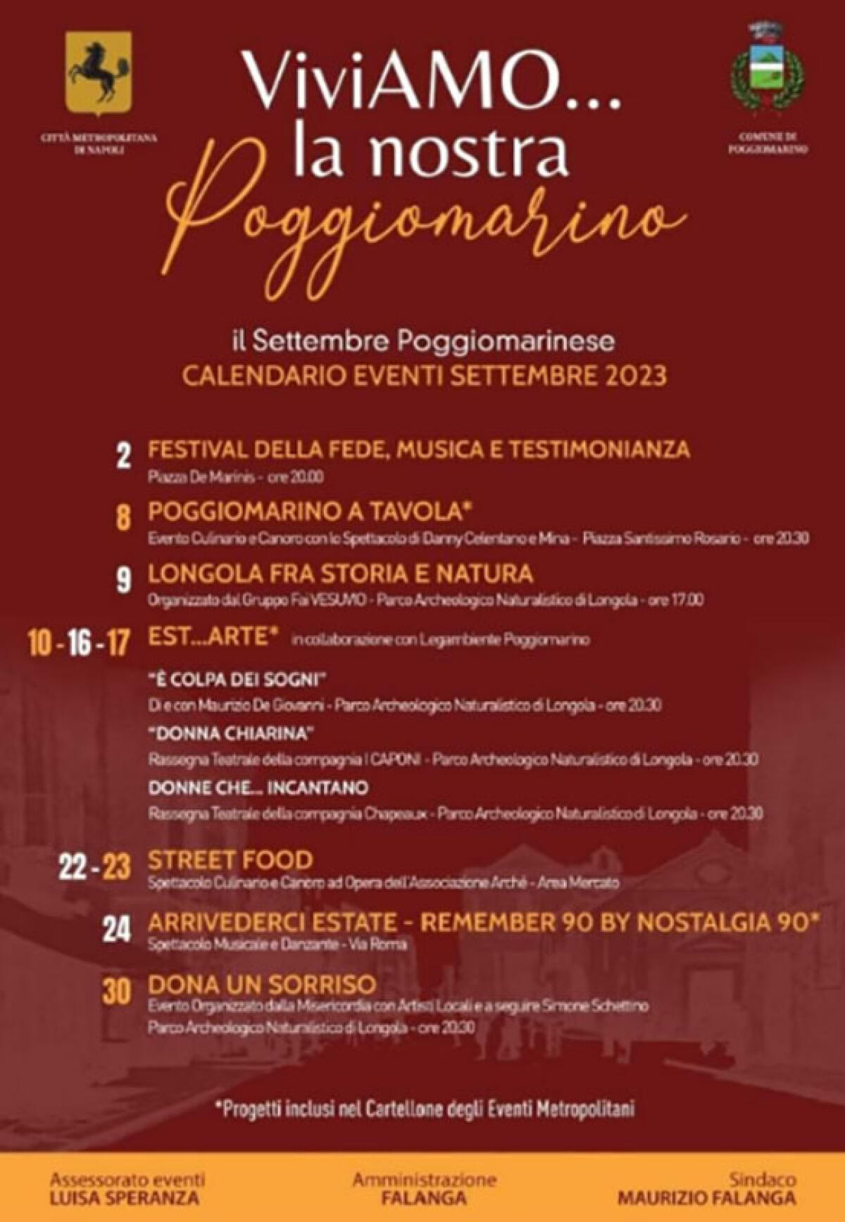 Poggiomarino pronta per un Settembre ricco di eventi - 