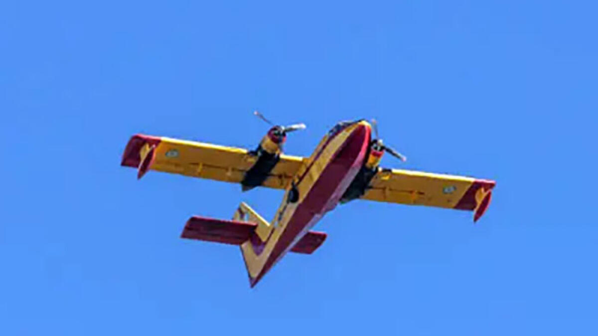 Spento l'incendio a Ischia, i Canadair salvano le case - 