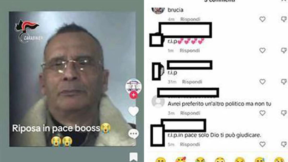 Dopo Cutolo e Pupetta Maresca, anche Messina Denaro osannato sui social - 
