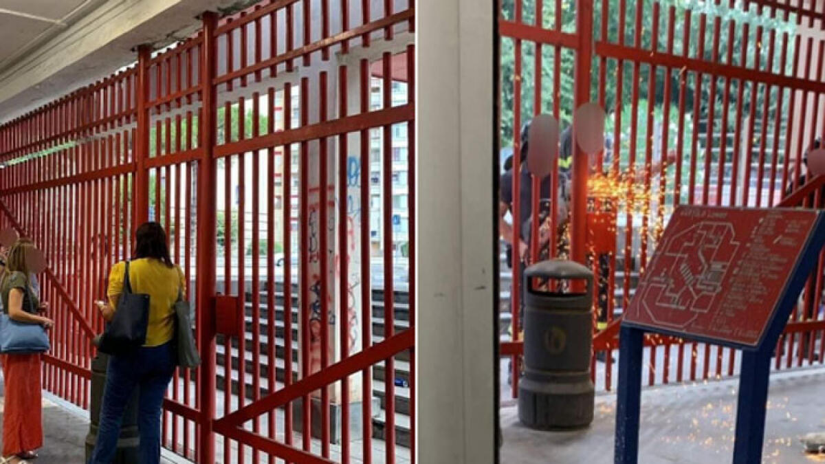 Passeggeri chiusi nella stazione della Circumvesuviana, pompieri per liberarli - 