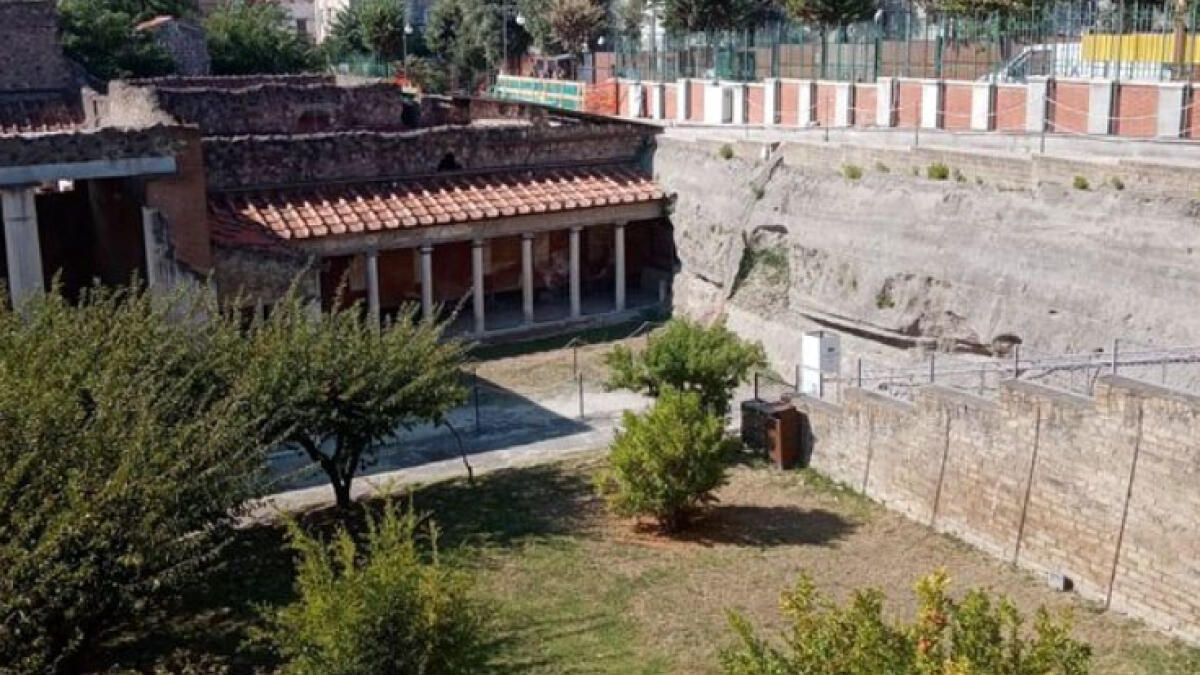 I TESORI VESUVIANI. Lavori in corso per collegare La Villa Poppea allo Spolettificio - 