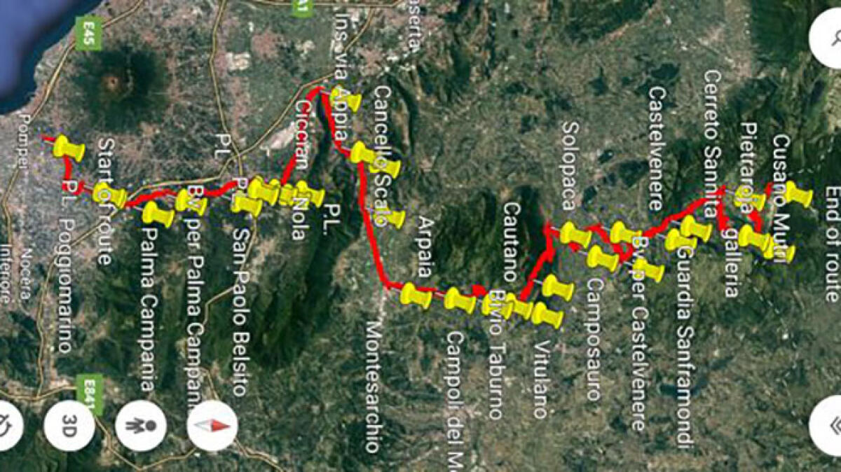 Giro d'Italia 2024, una tappa con arrivo a Napoli e l'altra con partenza da Pompei - 