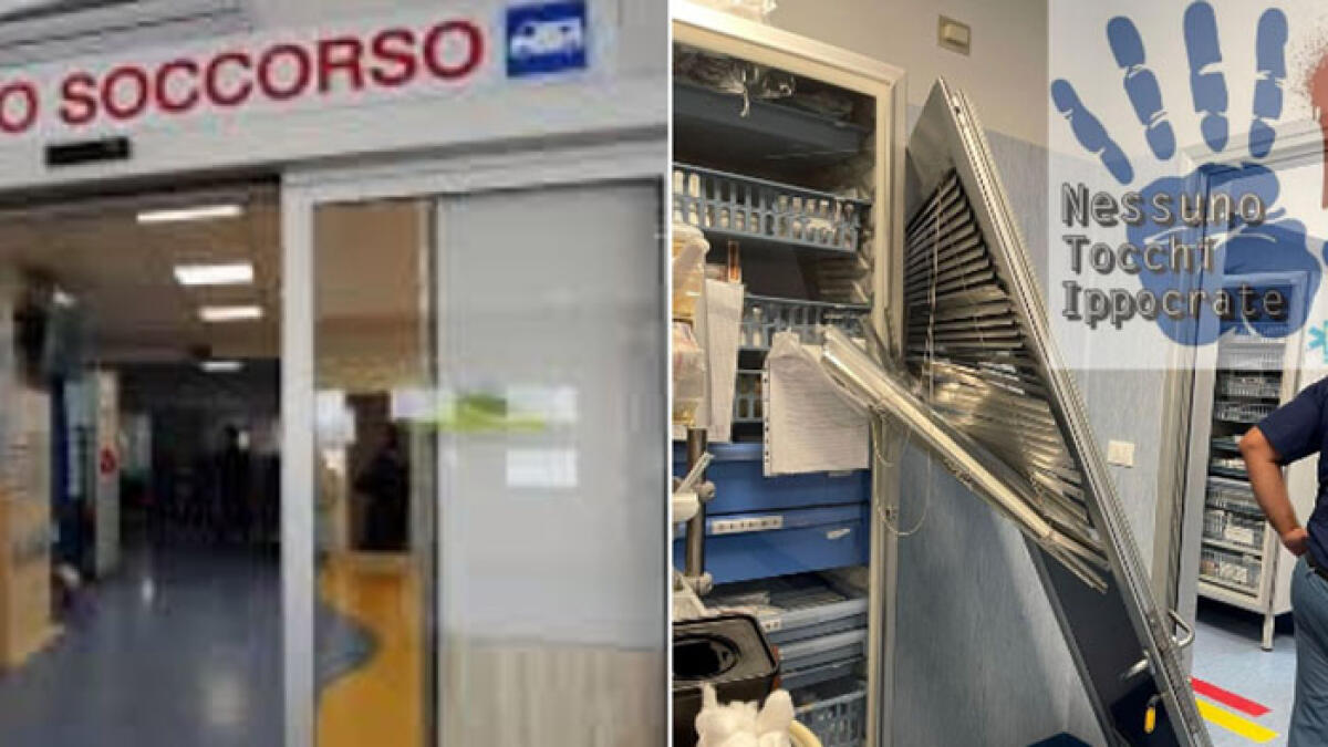 Notte di follia in ospedale: ferite due guardie e un’infermiera, un’altra presa a sputi in faccia - 