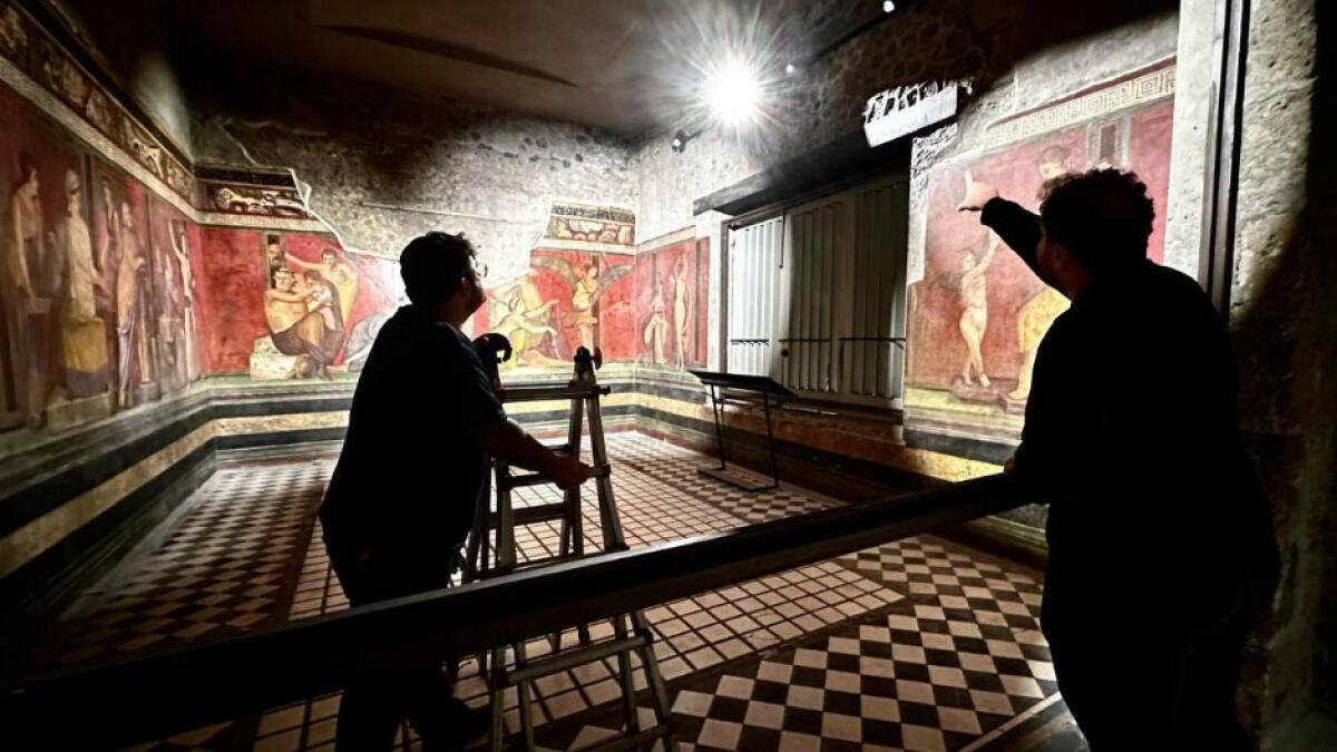 Scavi a Villa dei Misteri: una nuova speciale illuminazione - 