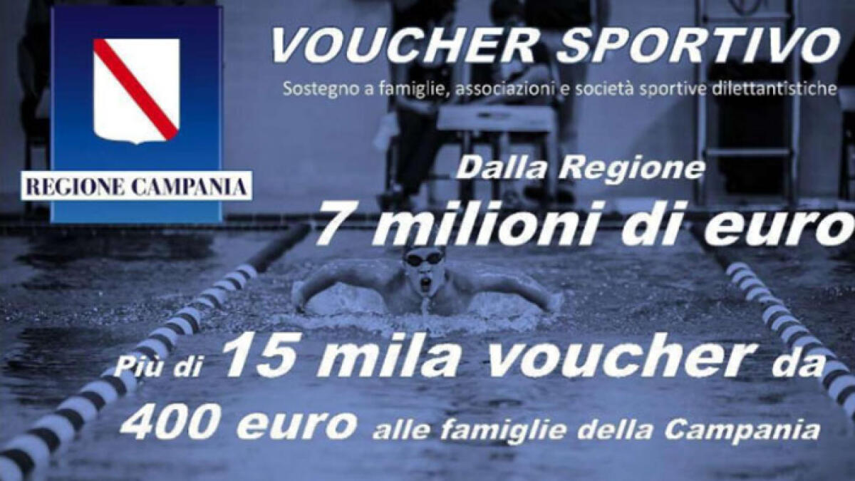 Voucher Sportivo, ecco l'elenco degli ammessi in Campania - 