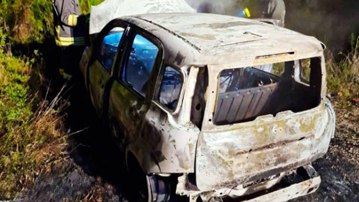 In fiamme la Fiat Panda di un semplice operaio - 
