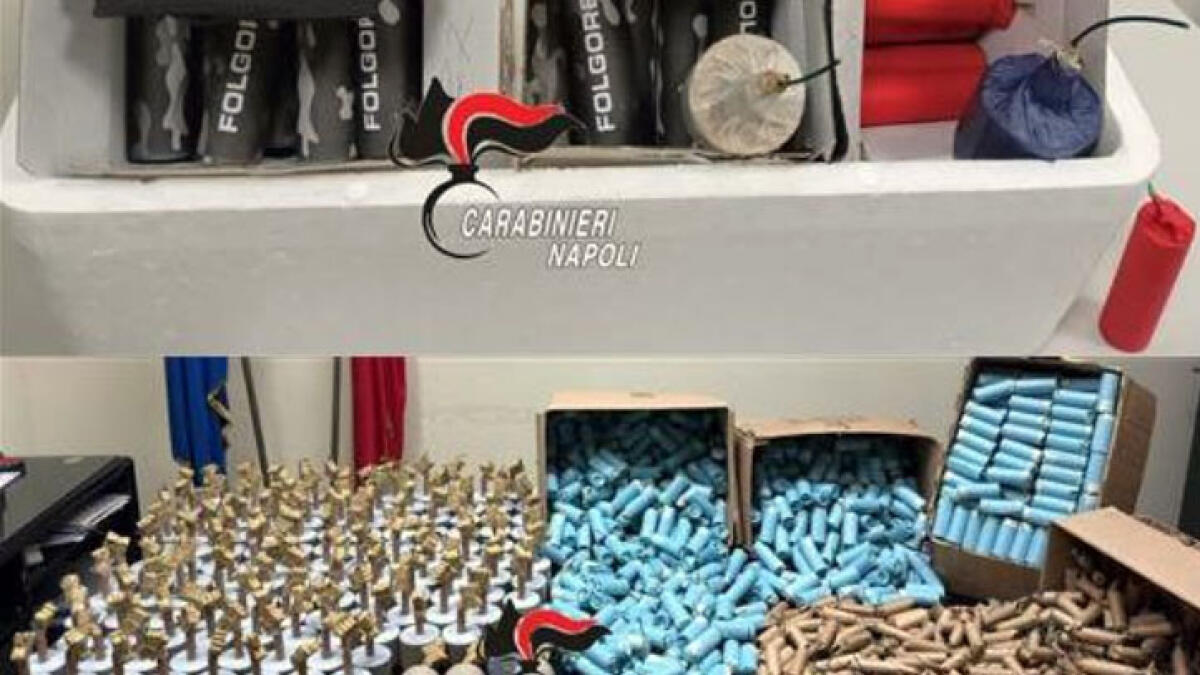 Circa 1500 petardi devastanti sequestrati a due insospettabili nel Vesuviano - 