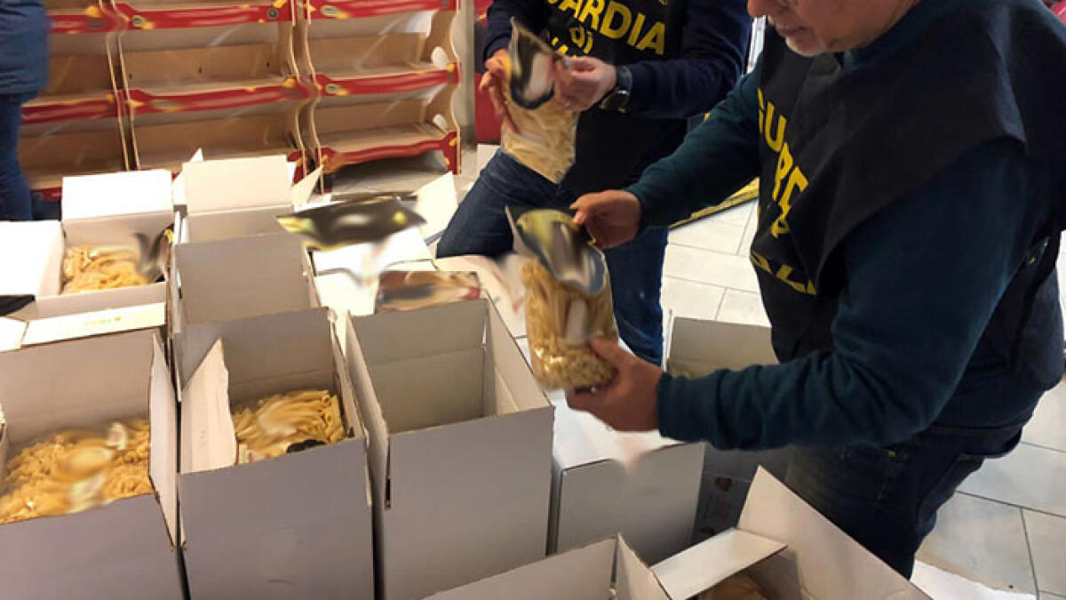 Falsa Pasta Igp di Gragnano prodotta a Boscoreale e imbustata: c'è il maxi-sequestro per truffa - 