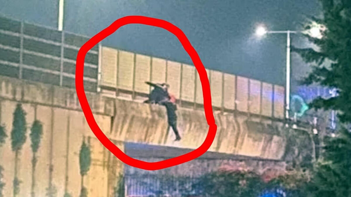 Ragazza tenta di gettarsi da un ponte, carabiniere la salva con un "abbraccio sospeso" - 