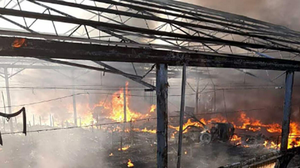 Incendio distrugge vasta serra di fiori nei Paesi Vesuviani - 