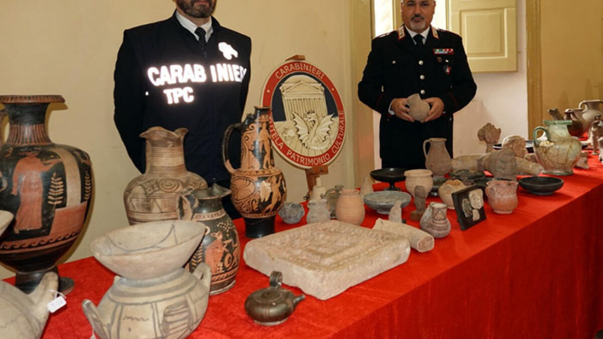 Ritrovati oltre 200 reperti storici rubati durante la Guerra - 