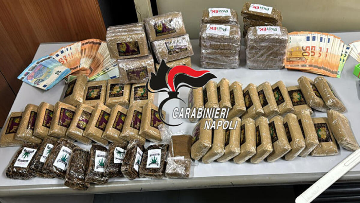 Otto chili di droga in casa: fermati padre e figlio - 