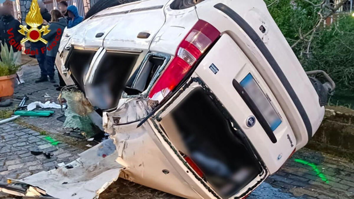 Incidente a Marzano di Nola: 5 ragazzi in ospedale, due sono fratelli di Saviano - 