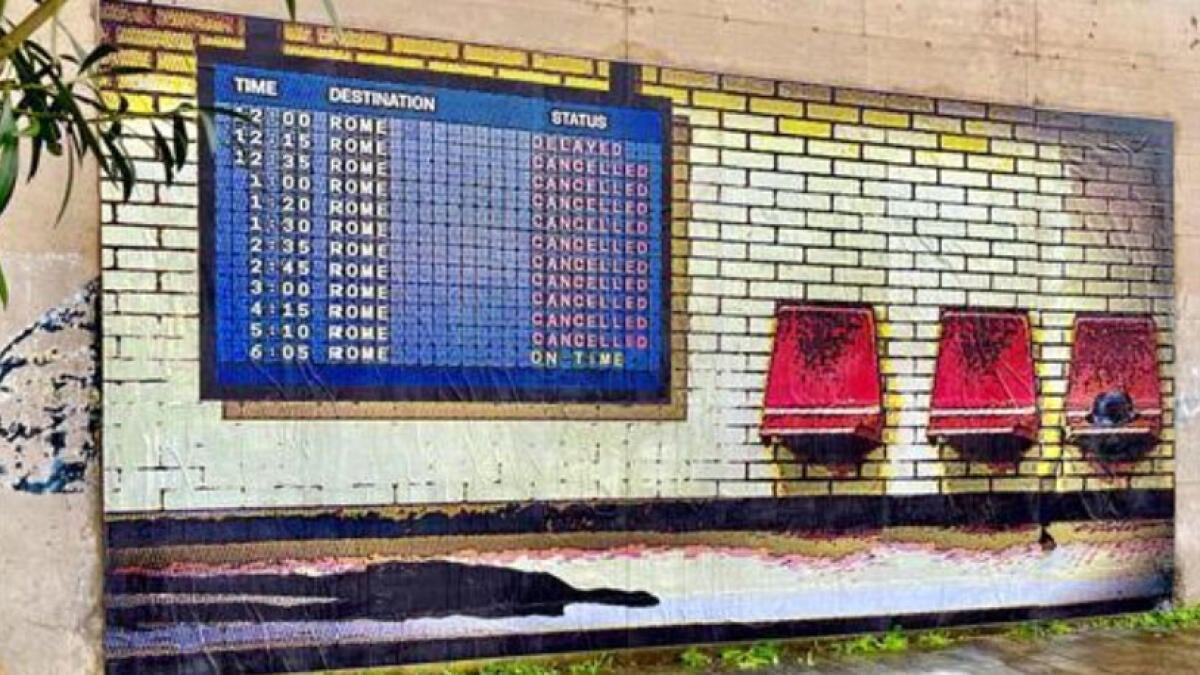 Chico Forti, il murale dello street artist di Pompei - 