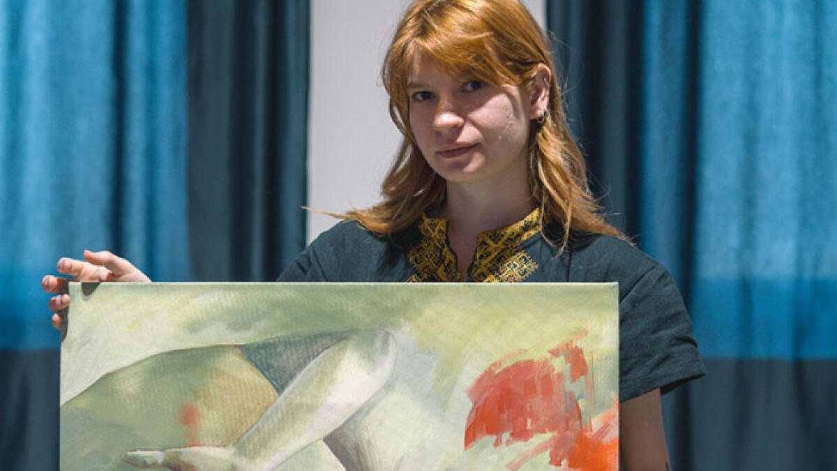 Taya, intervista alla giovane pittrice ucraina-vesuviana che dipinge per amore delle sue terre - 