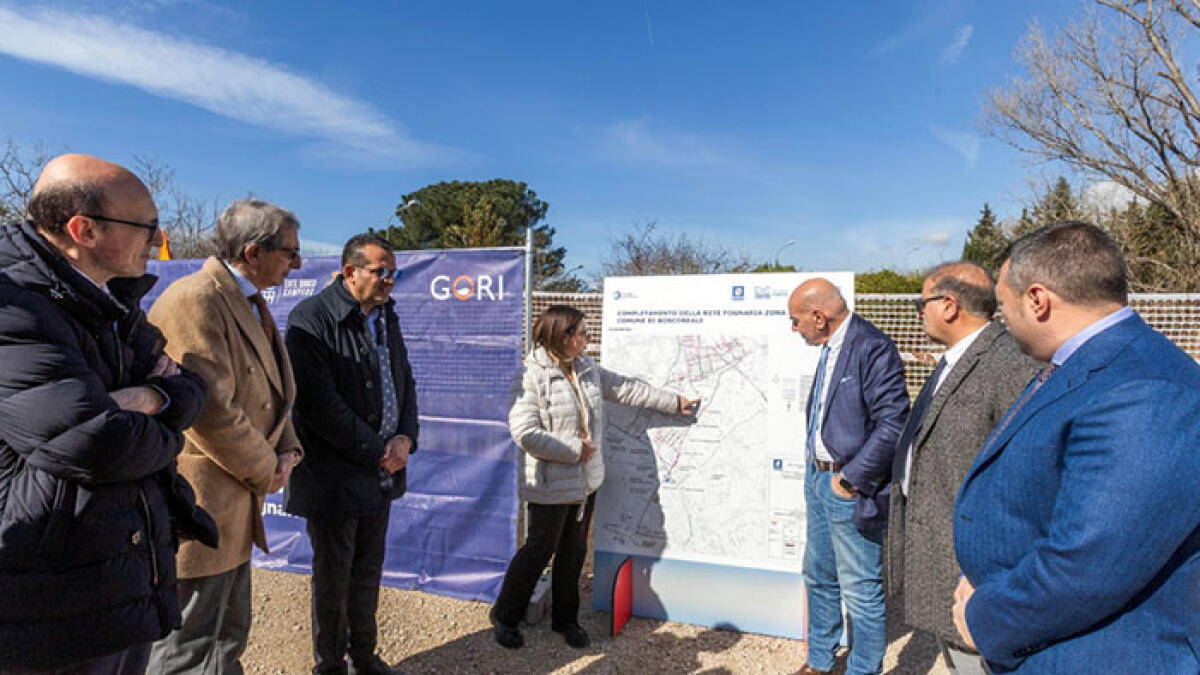 Fogne e gestione delle Acque, ispezione al cantiere Gori a Boscoreale - 