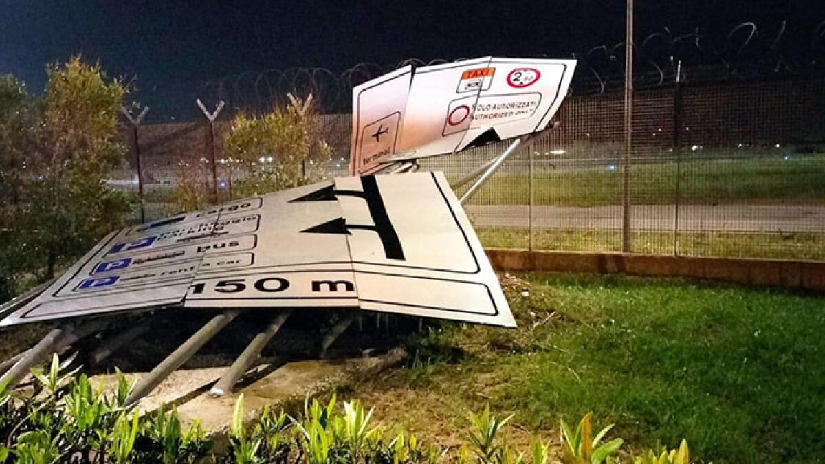 Tremenda tempesta sull'aeroporto: Sud sotto l'assedio della bufera - 