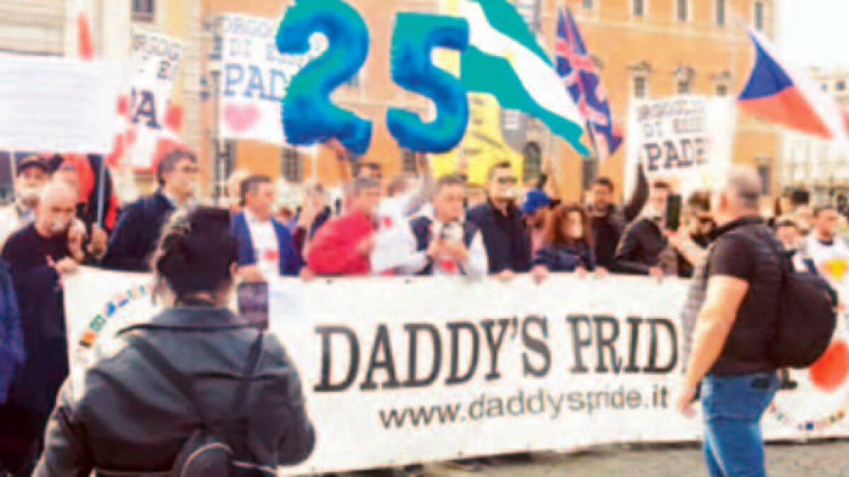 Padri separati, manifestazione in piazza contro il "matriarcato" - 