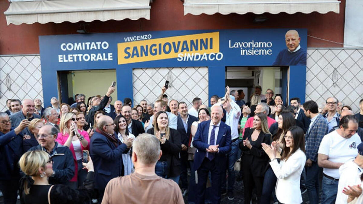 L'INTERVISTA. Il candidato a sindaco Sangiovanni inaugura il comitato a San Giuseppe Vesuviano - 