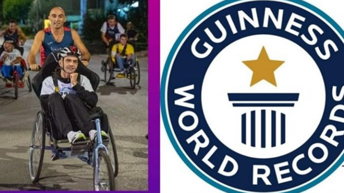 Il record mondiale di maratona in carrozzella parla campano - 