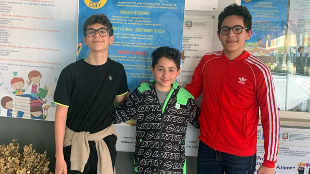Poggiomarino, tre alunni della scuola Falcone finalisti dei Giochi Matematici alla Bocconi - 