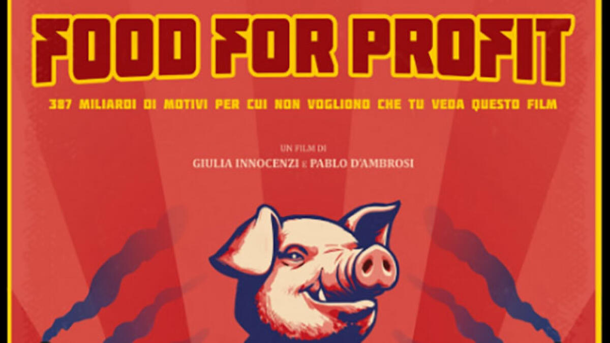 Food For Profit e industria alimentare, proiezione a Poggiomarino - 