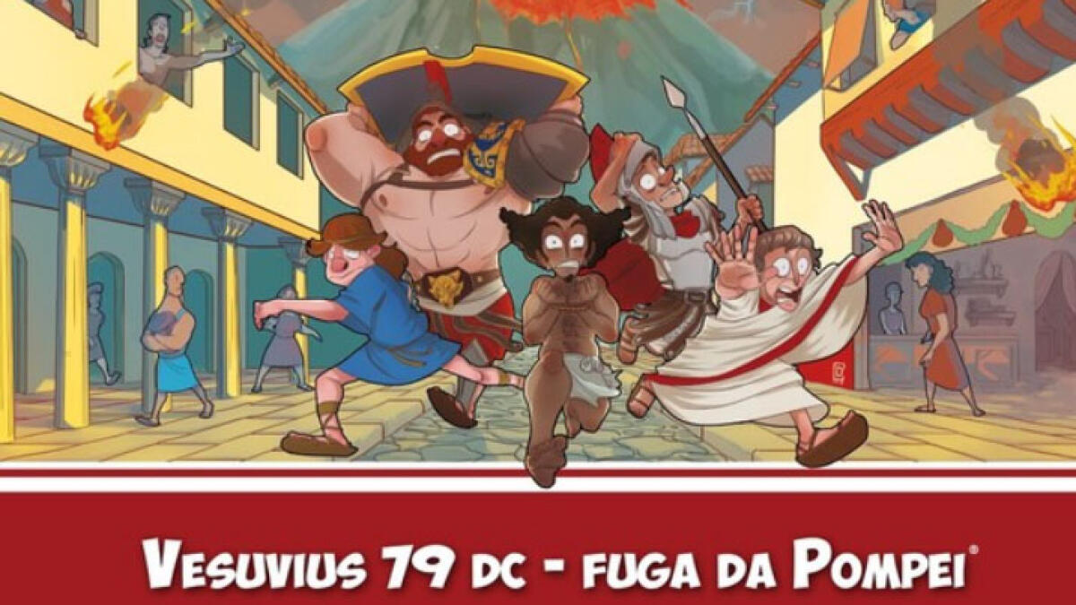 Al Comicon si presenta il videogioco "Vesuvus - Fuga da Pompei" - 