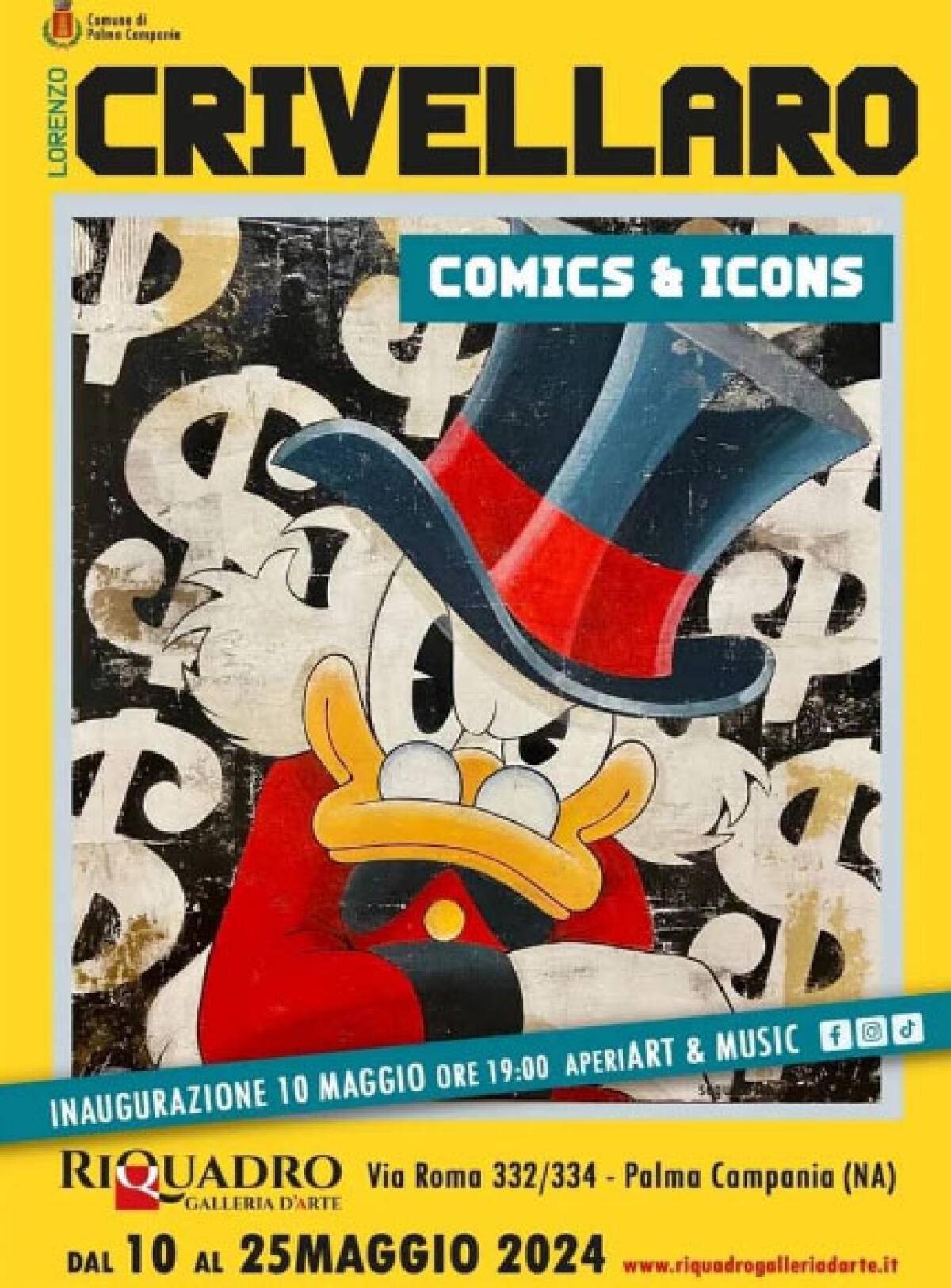 Galleria Riquadro porta la Pop Art a Palma Campania - 