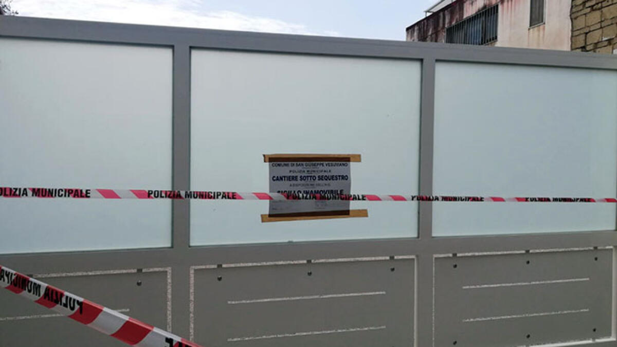 San Giuseppe Vesuviano, sigilli a 5 cantieri e 10 indagati - 