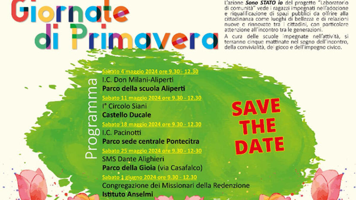 Al via le Giornate di Primavera a Marigliano: l'intero programma - 