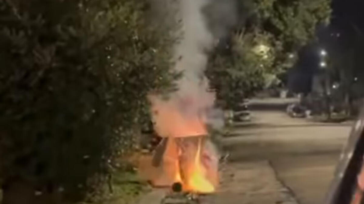 Esplosivo fatto detonare nel cassonetto dei rifiuti - 